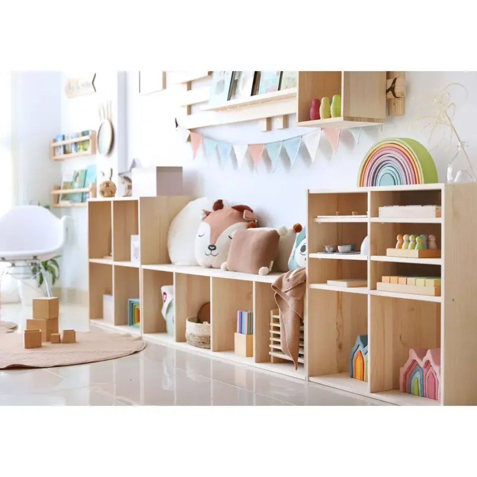 Astigarraga Dinamic Vakkenkast open - 3 vakken - PEFC grenen - 105x36cm Online