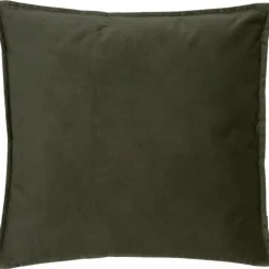 Atmosphera Bank/sierkussens Sophia - 45 x 45 cm - olijfgroen Online