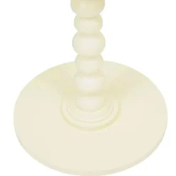 Atmosphera Bijzettafel/salontafel Alexa - ivoor - MDF hout - rond Discount