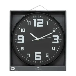 Atmosphera Elian Klok - zwart / wit - 30 cm - wandklok modern Sale