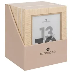Atmosphera Fotolijstje - foto 13 x 18 cm - beige - mdf/glas Best
