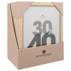 Atmosphera Fotolijstje - foto 30 x 40 cm - beige - mdf/glas Discount