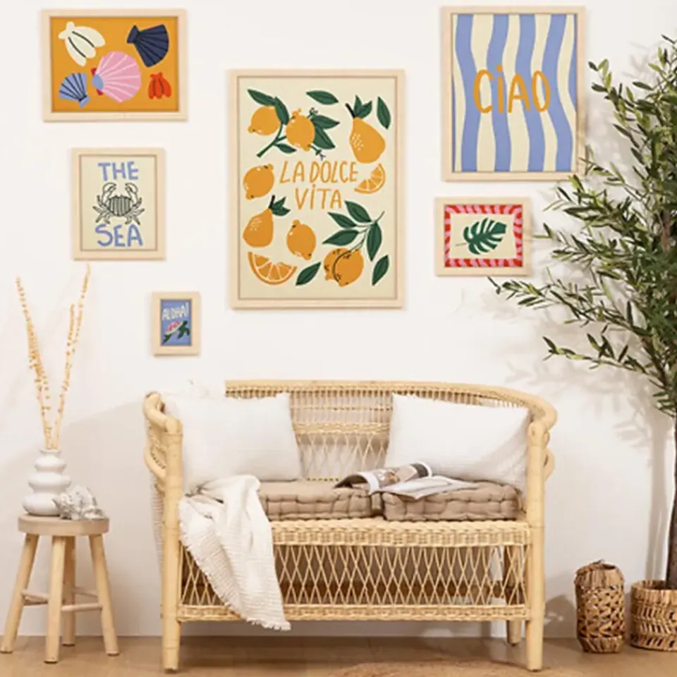 Atmosphera Fotolijstje - foto 30 x 40 cm - beige - mdf/glas Discount