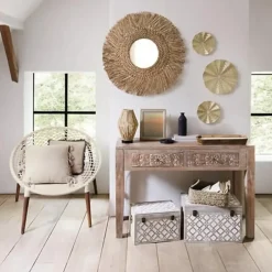 Atmosphera Fotolijstje - foto 13 x 18 cm - beige - mdf/glas Discount