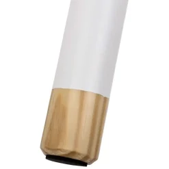 Atmosphera Kinder bijzet krukje - ivoor wit - hout - D24 x H27 cm Best