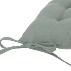 Atmosphera Stoelkussen - mintgroen - katoen - 36 x 36 x 4 cm