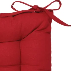 Atmosphera Stoelkussen - rood - katoen - 36 x 36 x 4 cm Hot