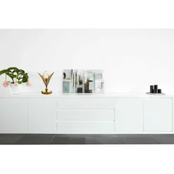 Atmosphera Tafellamp Goud - Blad - 24,5 cm - Slaapkamer/Woonkamer New