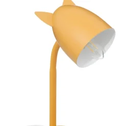 Atmosphera Tafellamp oortjes - geel - 18 x 31 cm - bureaulamp Online