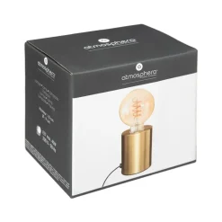 Atmosphera Tafellamp Saba - metaal - goud - H10 cm - Leeslampje Discount