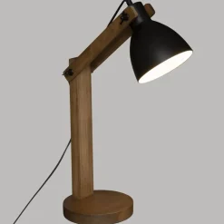 Atmosphera Tafellamp/bureaulamp Design Light Cuba - zwart - 56cm Online