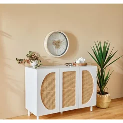 Atmosphera Wandklok/muur klok Florence - Vintage Wood - D50 cm Discount