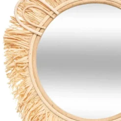 Atmosphera Wandspiegel - safari rotan - 38 cm - bohemian spiegel Hot