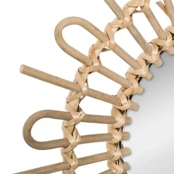 Atmosphera Wandspiegel Sun - Boho/ibiza stijl - rotan - 50 cm New