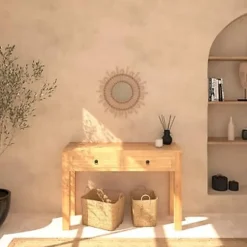 Atmosphera Wandspiegel Sun - Boho/ibiza stijl - rotan - 50 cm New