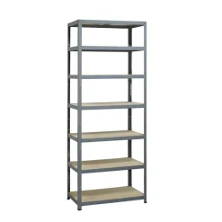 Erro Avasco Stellingkast - Zilver - Extra hoog - Metaal - 222x90x45cm Online