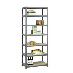 Erro Avasco Stellingkast - Zilver - Extra hoog - Metaal - 222x90x45cm Online