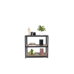 Erro Avasco Stellingkast - Zwart - Opbergrek laag metaal - 88x90x45 Sale