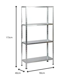 Erro Avasco Stellingkast Metaal - Opbergrek Clicker 85 - 173x90x40 cm