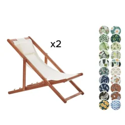 Beliani AVELLINO - Ligbed - Wit - Polyester New