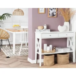 Beliani AVENUE - Consoletafel - Wit - MDF Best