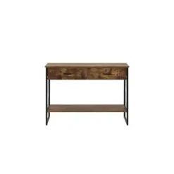 Beliani AYDEN - Consoletafel - Donkere houtkleur - MDF New