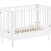 Vipack Babybed Forrest 60 x 120cm - verstelbaar - wit beukenhout