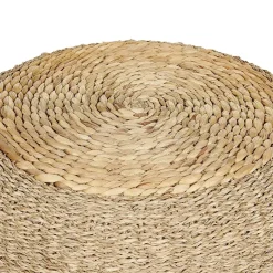 Beliani BACKAN - Poef - Natuurlijk - 50 cm - Waterhyacint Online