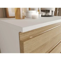 Germania Badkamerkast Torres 60cm met 2 deuren & 2 lades - eikdecor/wit Online