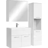 Badplaats Badkamermeubel Set Montreal 60 cm - Wit Hoogglans - Badmeubel met Hot