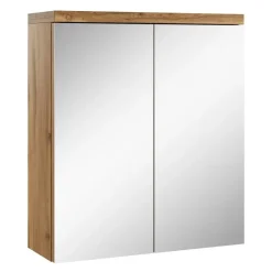 Badplaats Spiegelkast Toledo 60 x 20 x 60 cm - Eiken - Badkamerkast Badkamer Outlet