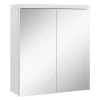 Badplaats Spiegelkast Toledo 60 x 20 x 60 cm - Wit - Badkamerkast Badkamer Best