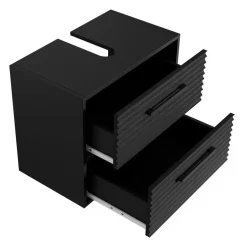 Badplaats Wastafel Onderkast Etna 60 x cm 35 cm x 50 cm - Mat Zwart - Online