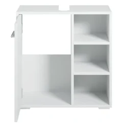 Badplaats Wastafel Onderkast Neptunus 60 x 28 x 60 cm - Wit - Badkamerkast –