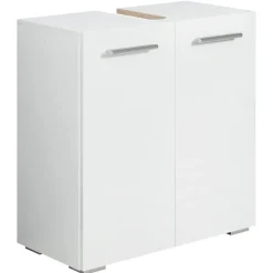 Badplaats Wastafel Onderkast Jupiter 60 x 30 x 60 cm - Wit - Badkamerkast – Clearance