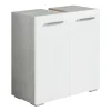 Badplaats Wastafel Onderkast Jupiter 60 x 30 x 60 cm - Beton grijs met wit - Hot