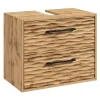 Badplaats Wastafel Onderkast Etna 60 x cm 35 cm x 50 cm - Eiken - Badkamerkast – Discount