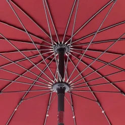 Beliani BAIA - Parasol - Rood - 270 cm - Polyester Sale