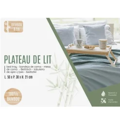 Bambou & Co Ontbijt op bed/tafeltje/dienblad op pootjes - 53x33x21 cm Sale