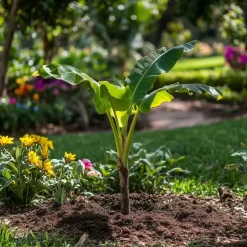 Plant in a Box Bananenplant - Musa basjoo - Hoogte 55-70cm - ⌀21cm Discount