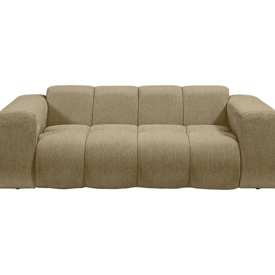 Leen Bakker Bank Beau 2-zits - stof Raven - taupe Best