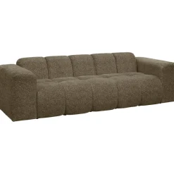 Leen Bakker Bank Beau 3-zits - stof Raven - bruin Discount