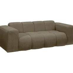 Leen Bakker Bank Beau 2-zits - stof Raven - bruin Online