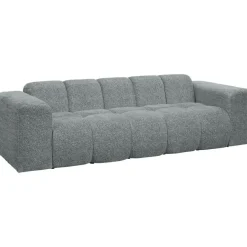 Leen Bakker Bank Beau 3-zits - stof Raven - grijs Outlet