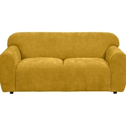 Leen Bakker Bank Bibi 2-zits - stof Glory - okergeel Outlet