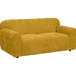 Leen Bakker Bank Bibi 2-zits - stof Glory - okergeel Outlet