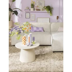 Leen Bakker Bank Brooklyn met chaise longue rechts - Soop - crème New