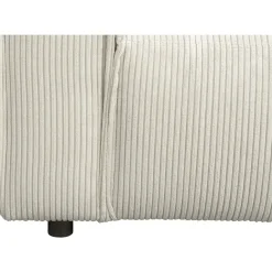 Leen Bakker Bank Brooklyn met chaise longue rechts - Soop - crème New