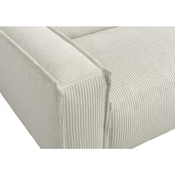 Leen Bakker Bank Brooklyn met chaise longue rechts - Soop - crème New