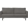 Leen Bakker Bank Collin 2,5-zits - antraciet